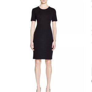 Tahari Arthur S. Levine Black Pocket Formal Mini Dress Size 2